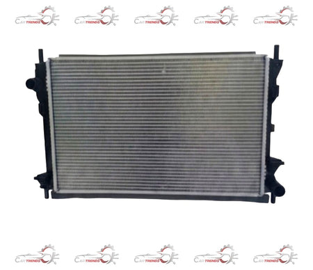 CarTrends Ford Sigma radiator spare part with #6N2Z8005C, showing the metal core and mounting brackets for vehicle cooling system.