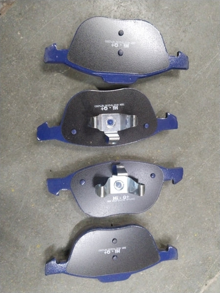 Front brake pad for Honda WRV and Jazz by CarTrends, showing the new brake pad with detailed friction surface.