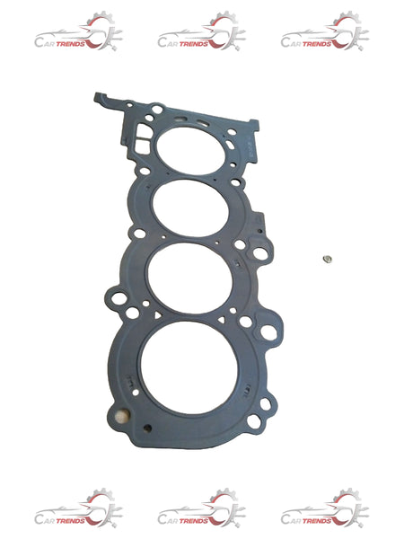 Hyundai cylinder head gasket, spare automotive part, showing metallic gasket with sealing edges and bolt holes.
