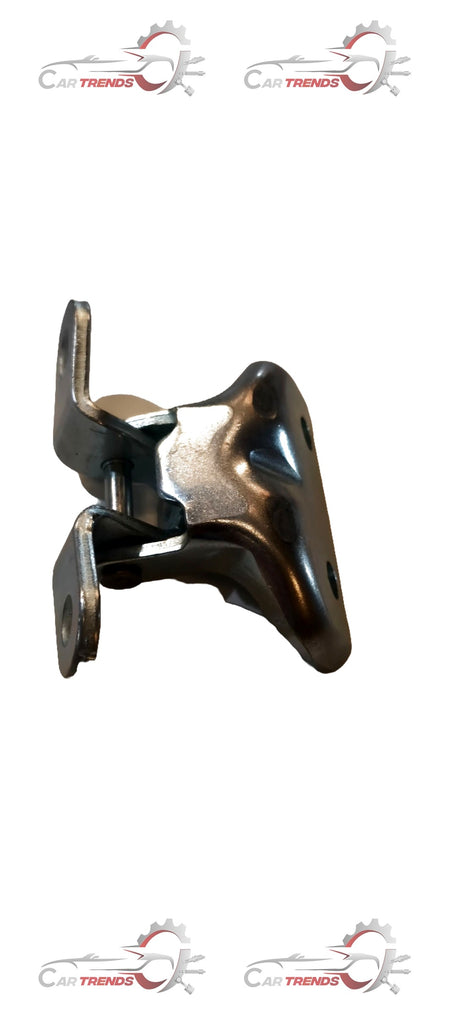 Hyundai Aura right upper rear door hinge spare part by CarTrends, showing the metal hinge component for vehicle repair.