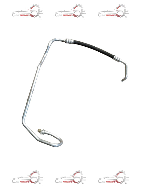 CarTrends Renault extension condenser pipe part #924400143R, showing the metal pipe with fittings and connectors for vehicle cooling system.