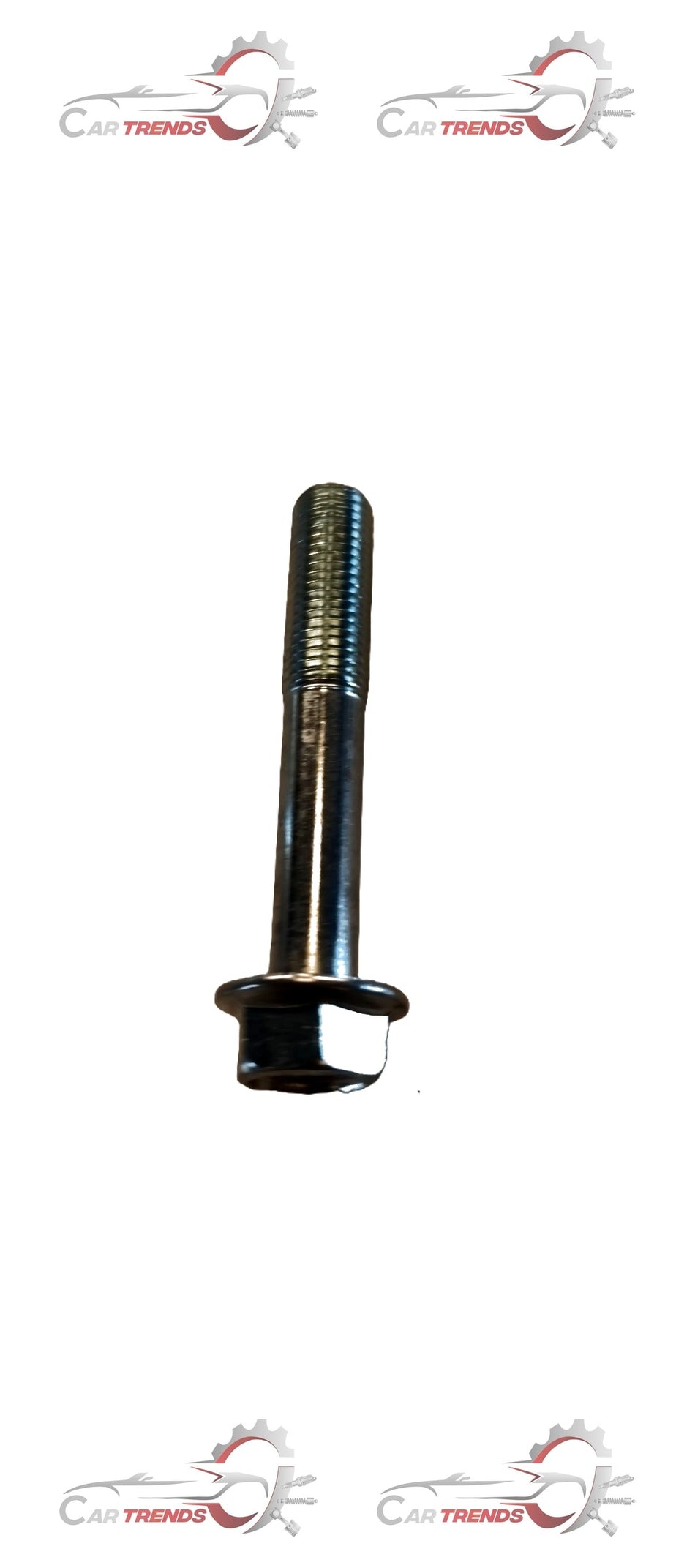 Suzuki Maruti 800 BOLT spare part by CarTrends, close-up of metal bolt used in vehicle engine or body assembly.