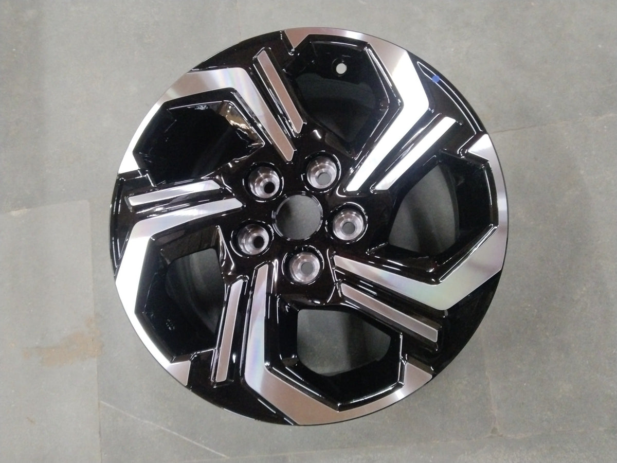 16-inch CarTrends alloy wheel for Maruti Brezza (2022+), finish 0CE, featuring a sleek multi-spoke design for new model vehicles.