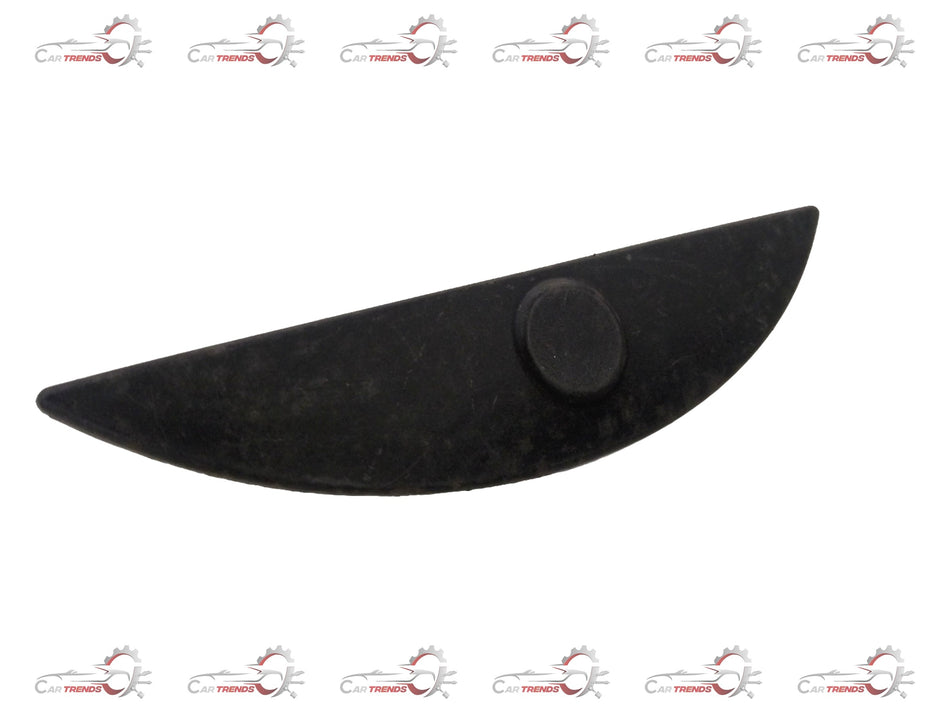 Rear wiper cover for Chevrolet Aveo by General Motors, shown in black with mounting details.