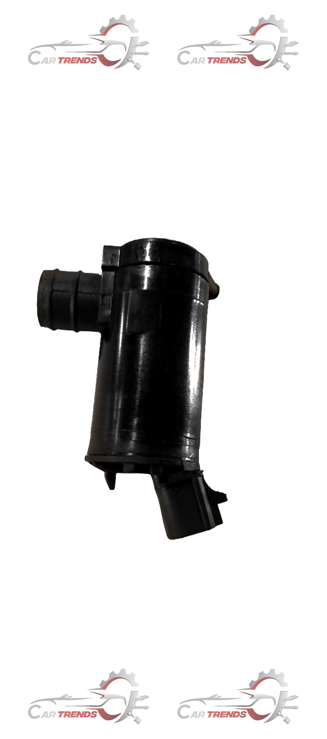 CarTrends PUMP ASSY FR WASHER spare part, close-up of the front view showing the pump assembly for vehicle washer system.