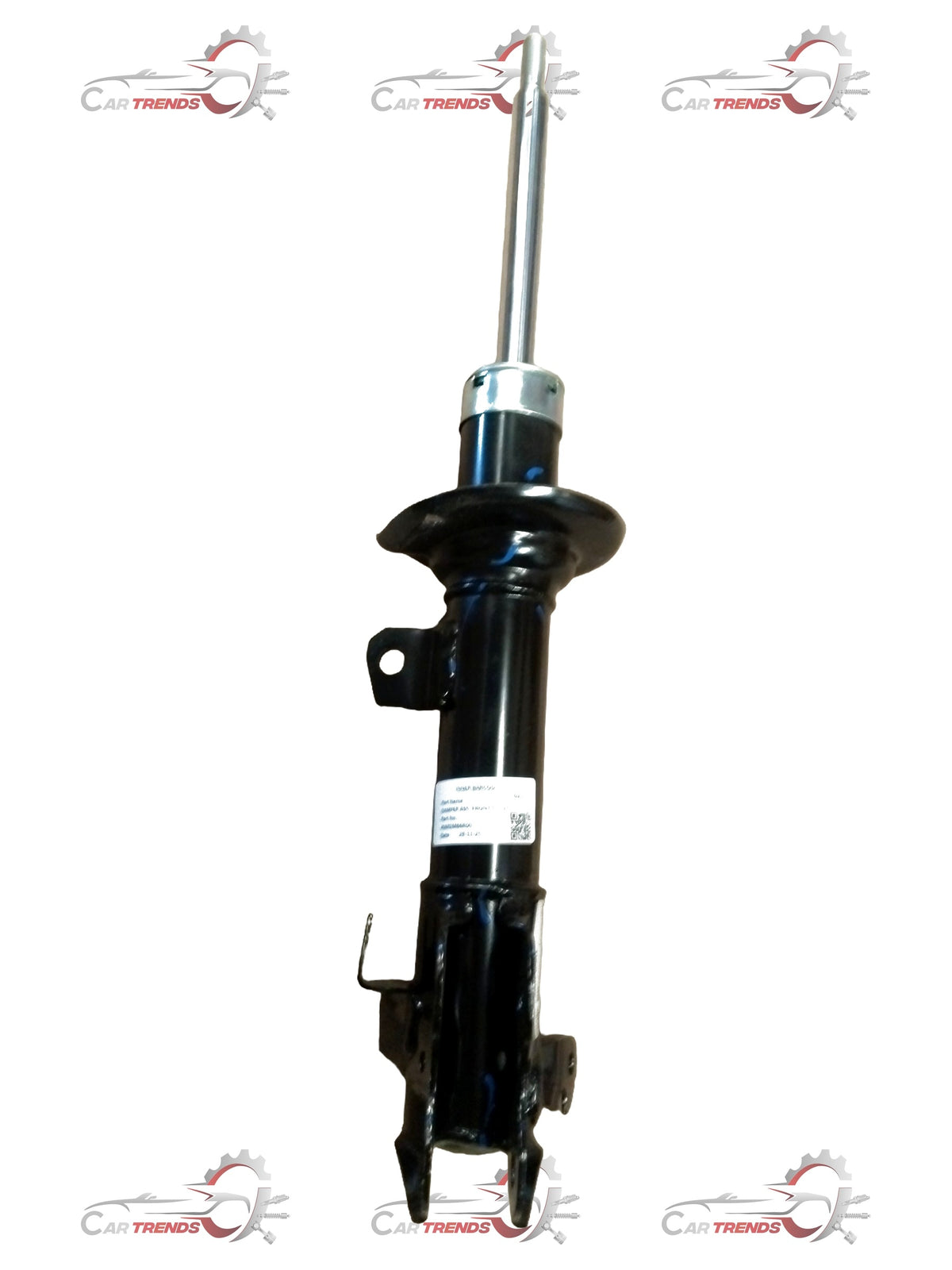 Front left strut assembly for Maruti Suzuki vehicle, showing the suspension component with coil spring and mounting points.