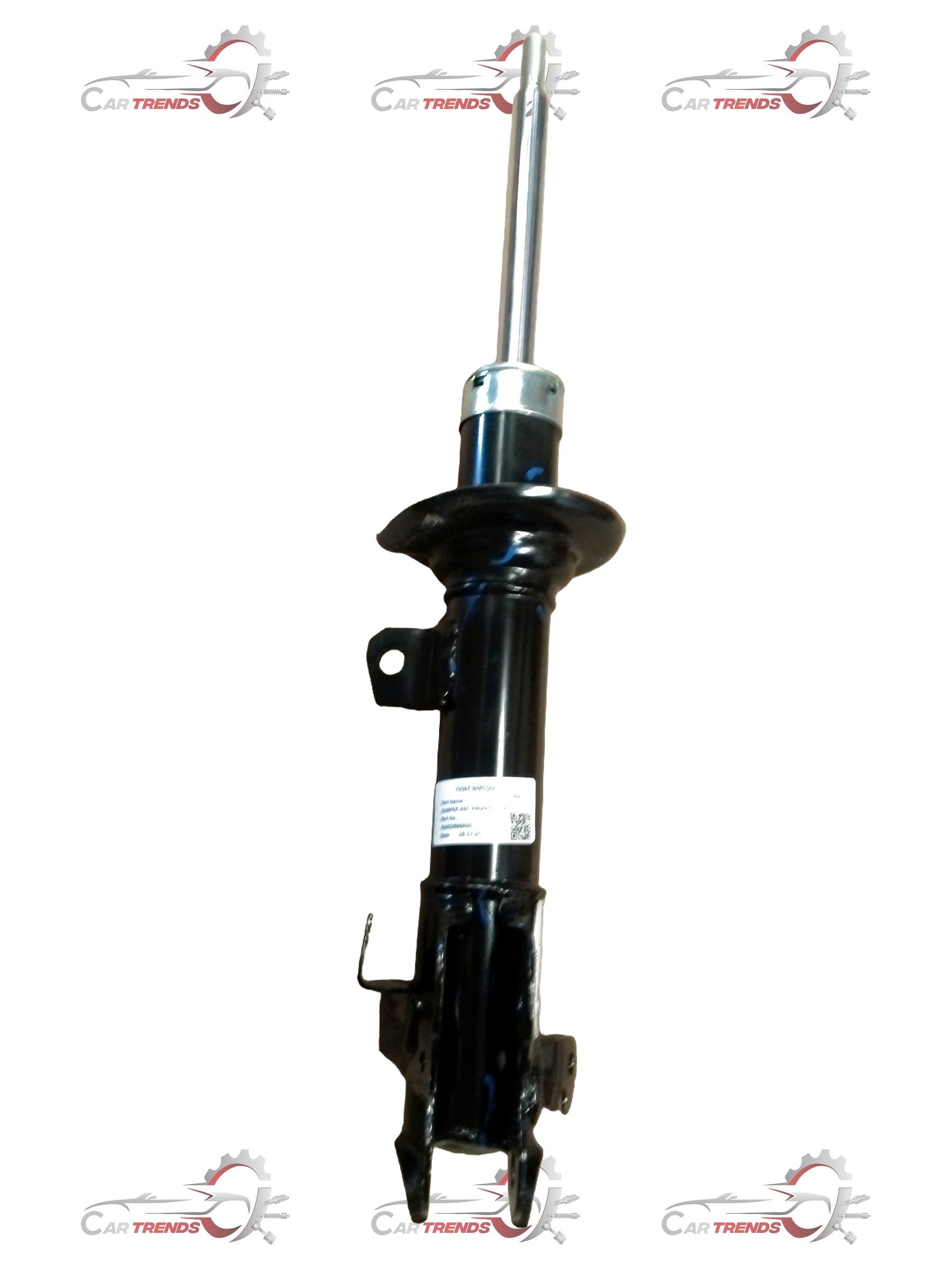 Front left strut assembly for Maruti Suzuki vehicle, showing the suspension component with coil spring and mounting points.