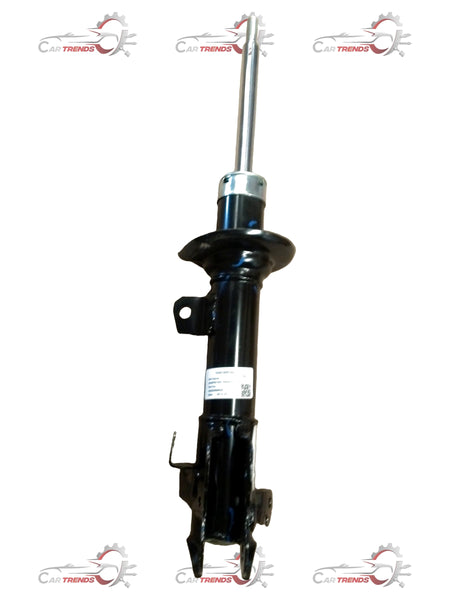 Front left strut assembly for Maruti Suzuki vehicle, showing the suspension component with coil spring and mounting points.