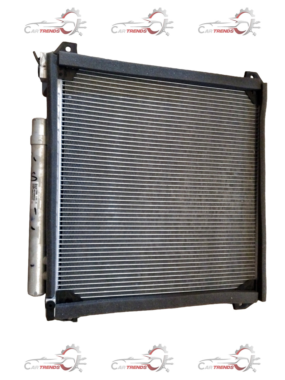 Maruti S-Presso 2019+ AC condenser, CarTrends brand, for petrol and CNG models, shown in close-up image.