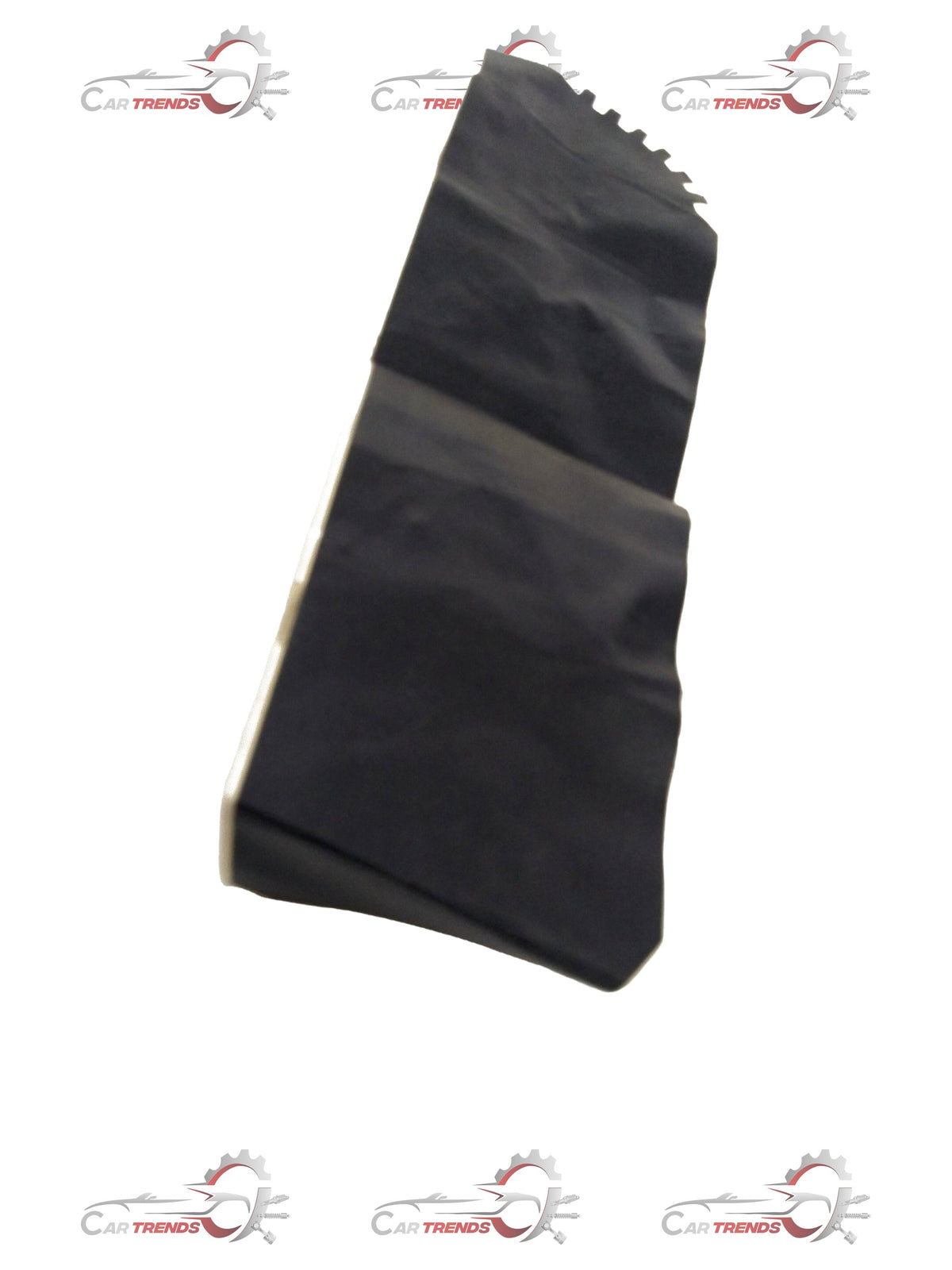 Black tape side door window frame blackout for Chevrolet Sail rear, showing the black adhesive tape on the vehicle window.
