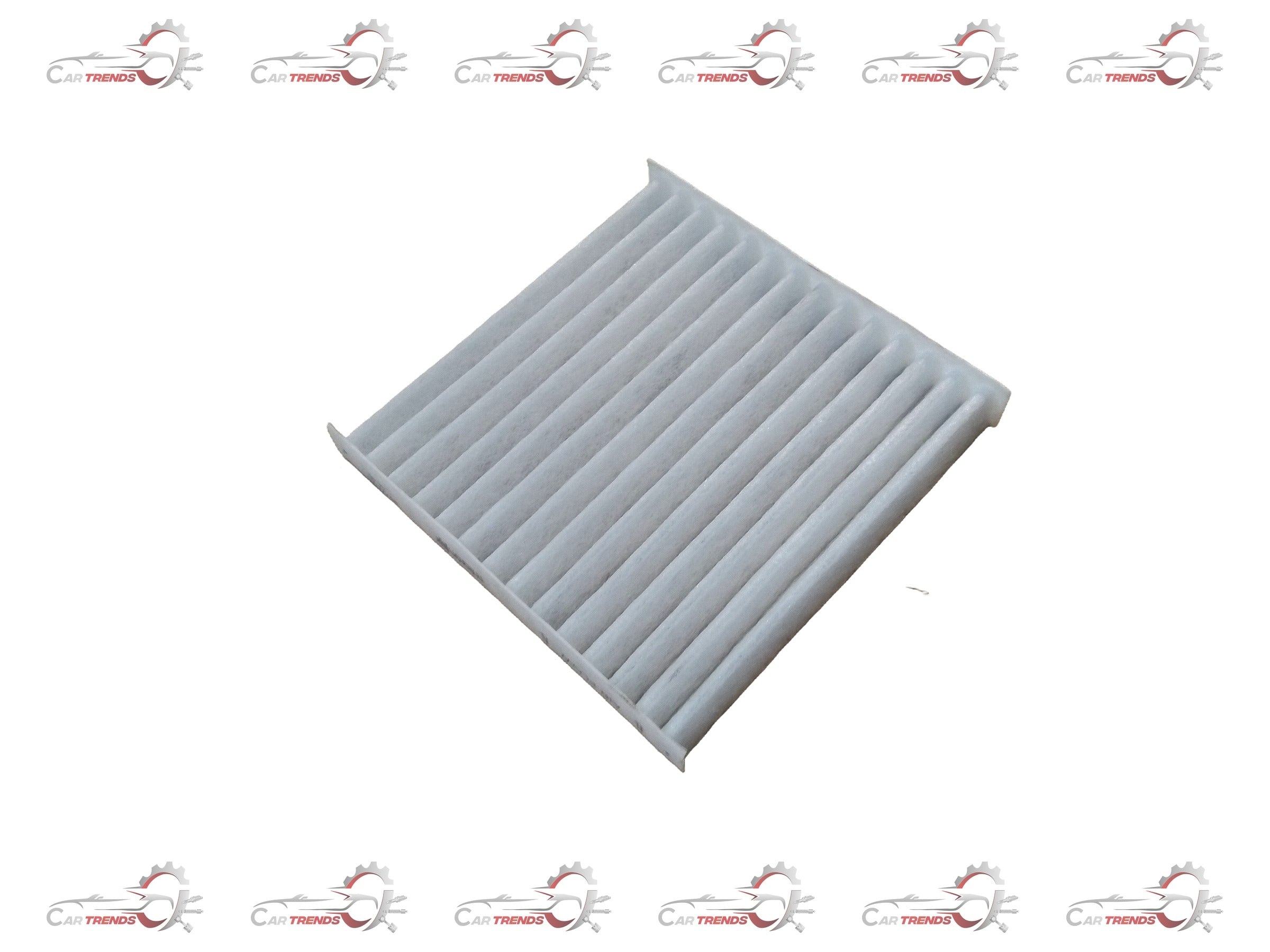 Mahindra XUV 3XO AC filter, replacement part, with black plastic frame and pleated filter material visible.