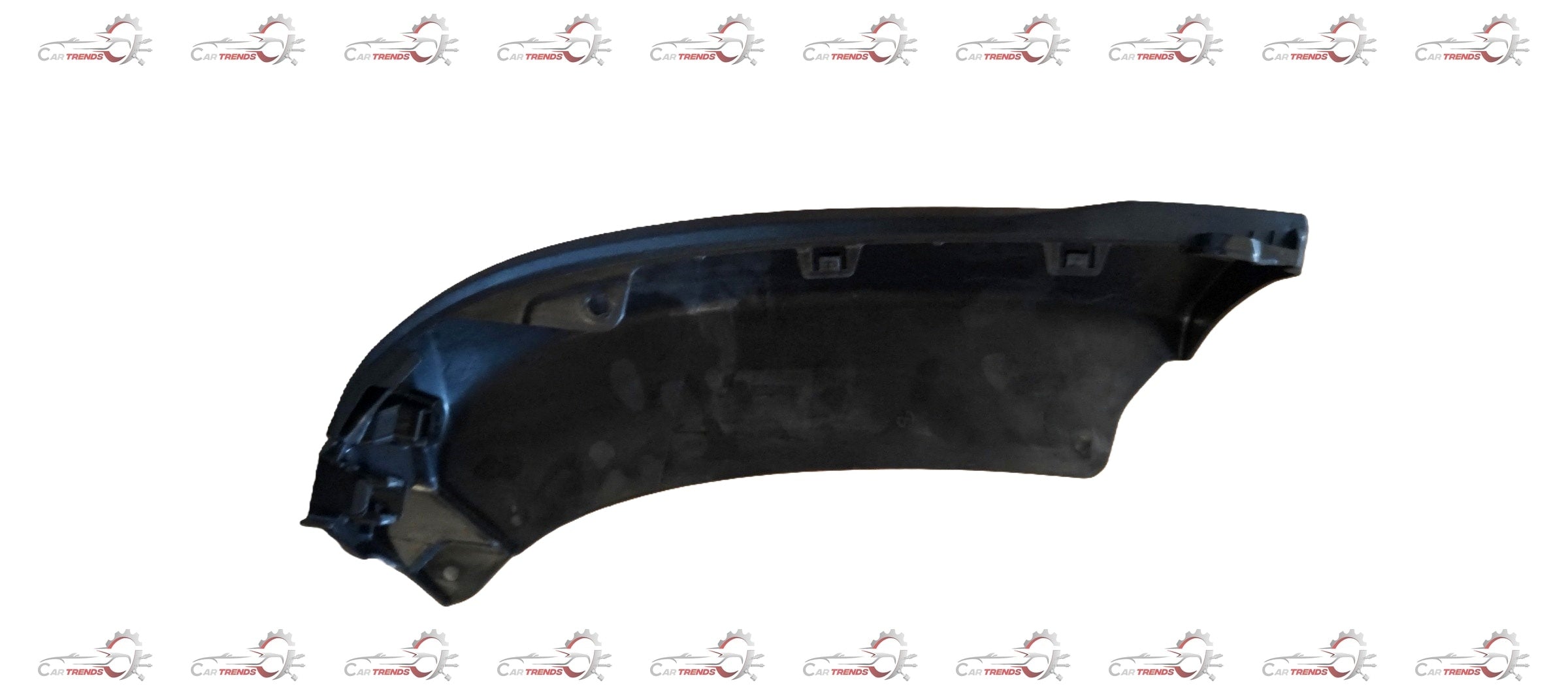 Maruti Suzuki Ignis or Baleno right front lower bumper part, shown in black with mounting points and surface details.