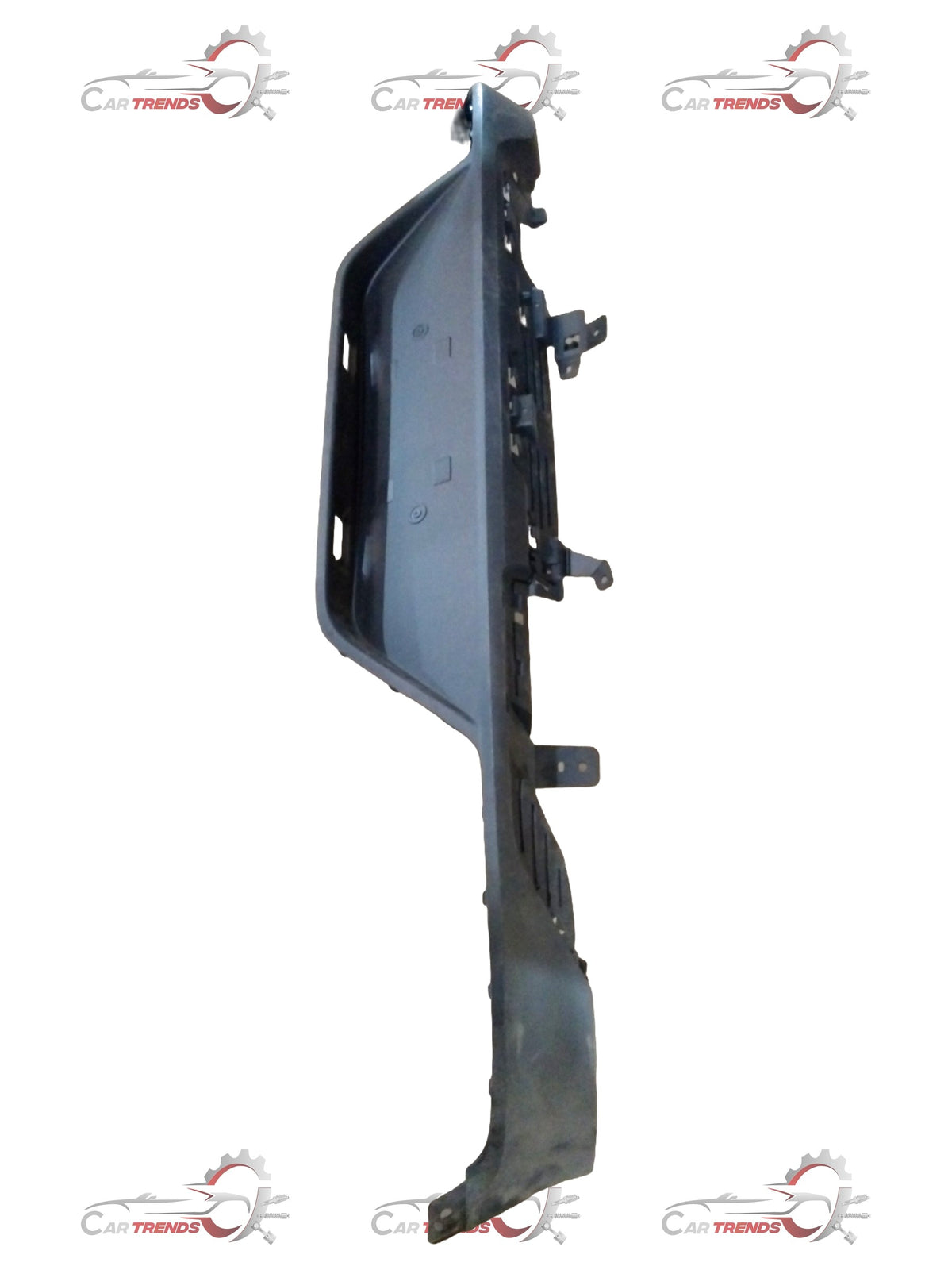 CarTrends rear bumper valance for Ford, showing a close-up of the black plastic bumper cover with mounting points.