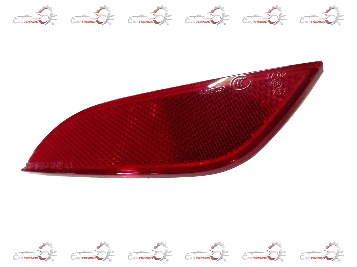 Rear left reflector assembly bumper fascia for Chevrolet Beat, showing the black plastic bumper part with reflector detail.