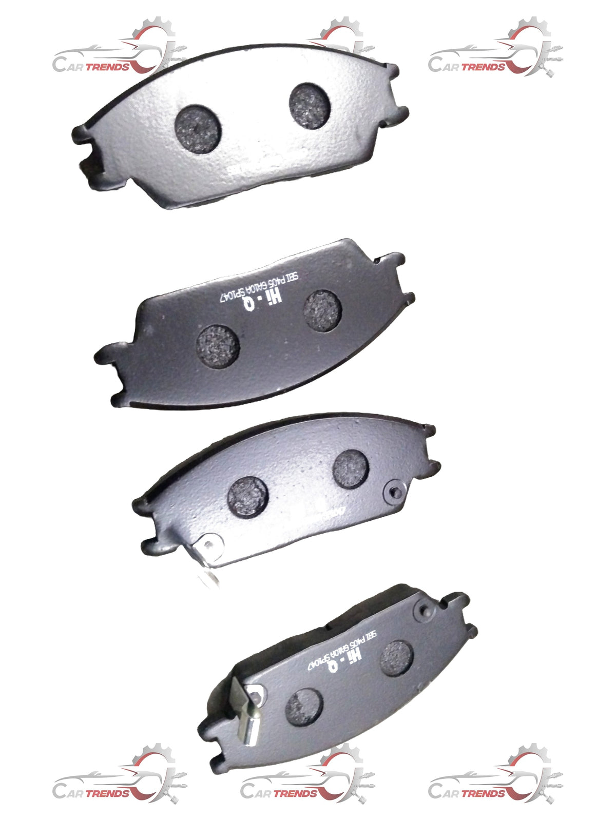 HI-Q BRAKE PAD | ACCENT/GETZ/GETZ PRIME/I20 PET/EON T2 1.0 | FRONT | #SP1047 SP1047 - Front view