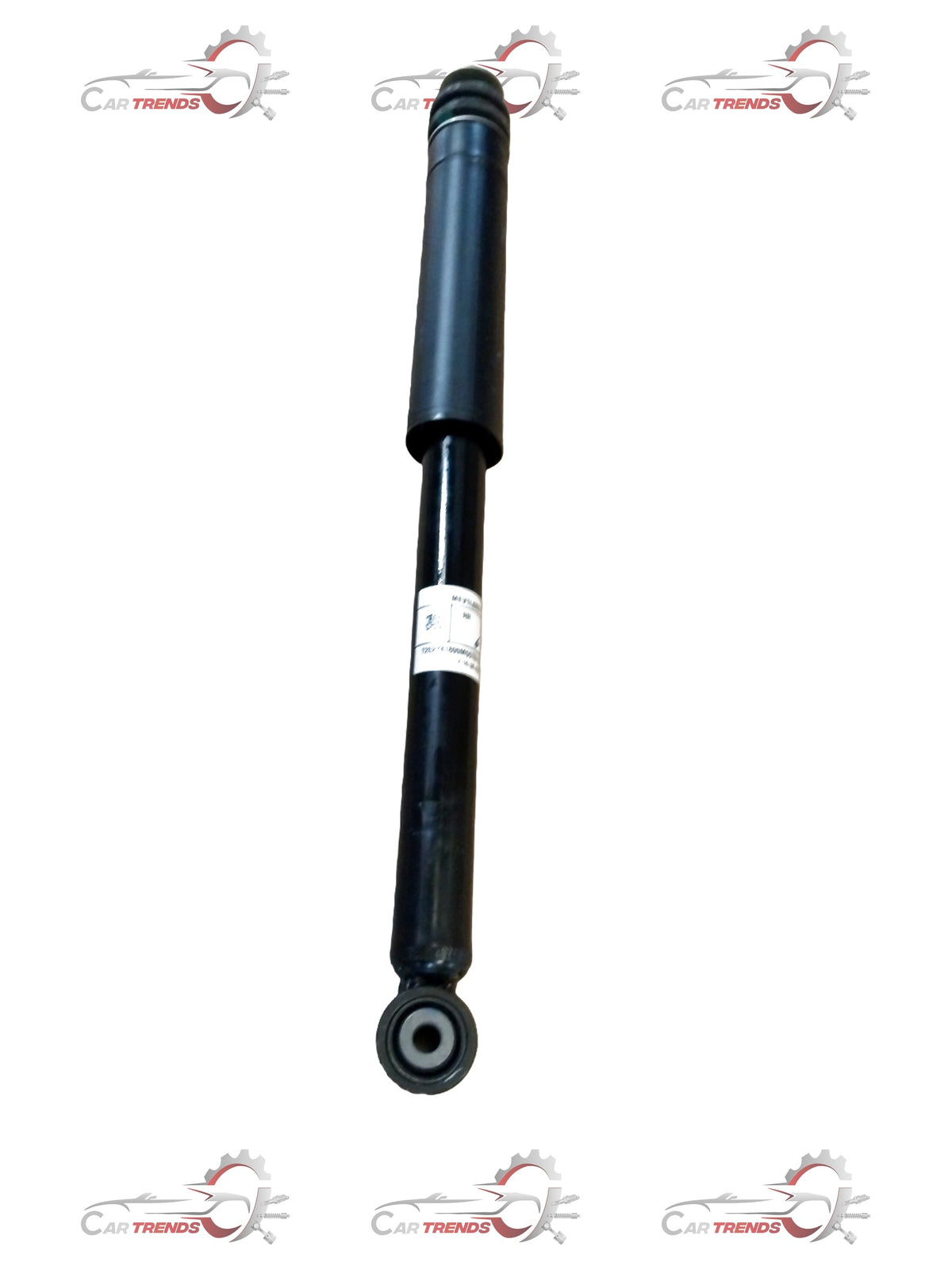 Maruti Suzuki Shocker rear shock absorber for Maruti Baleno vehicle, showing the black coil spring and mounting components.