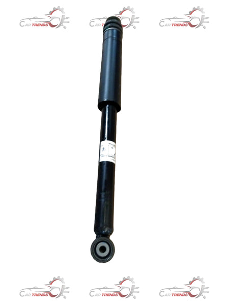 Maruti Suzuki Shocker rear shock absorber for Maruti Baleno vehicle, showing the black coil spring and mounting components.