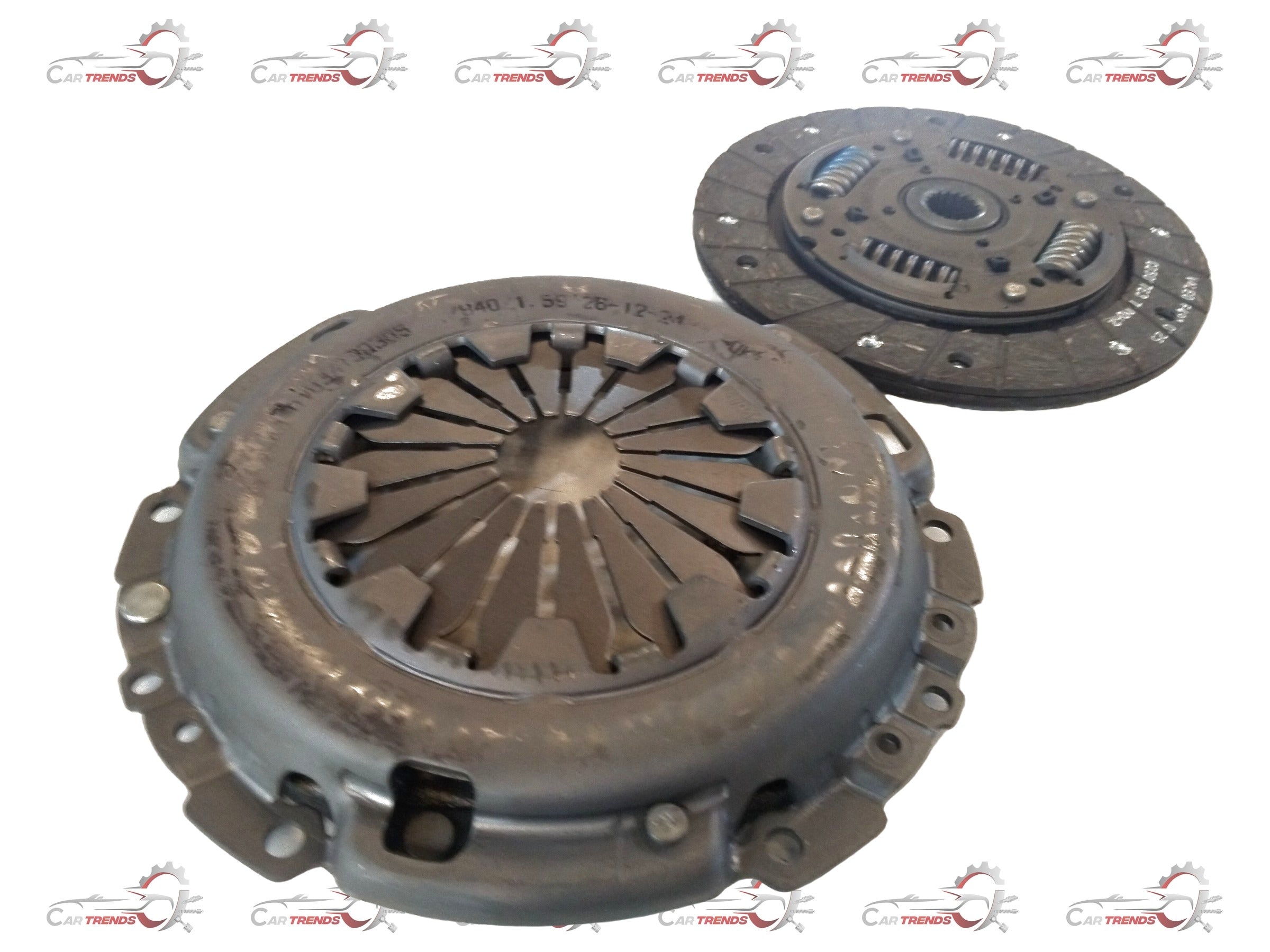 TATA clutch and pressure plate kit for Tata Indica Xeta, standard type, including clutch plate and pressure plate components.