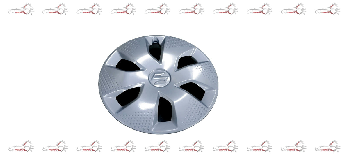 Maruti Suzuki Alto K10 wheel cover, black plastic design, fits alloy wheels, decorative and protective accessory for car wheels