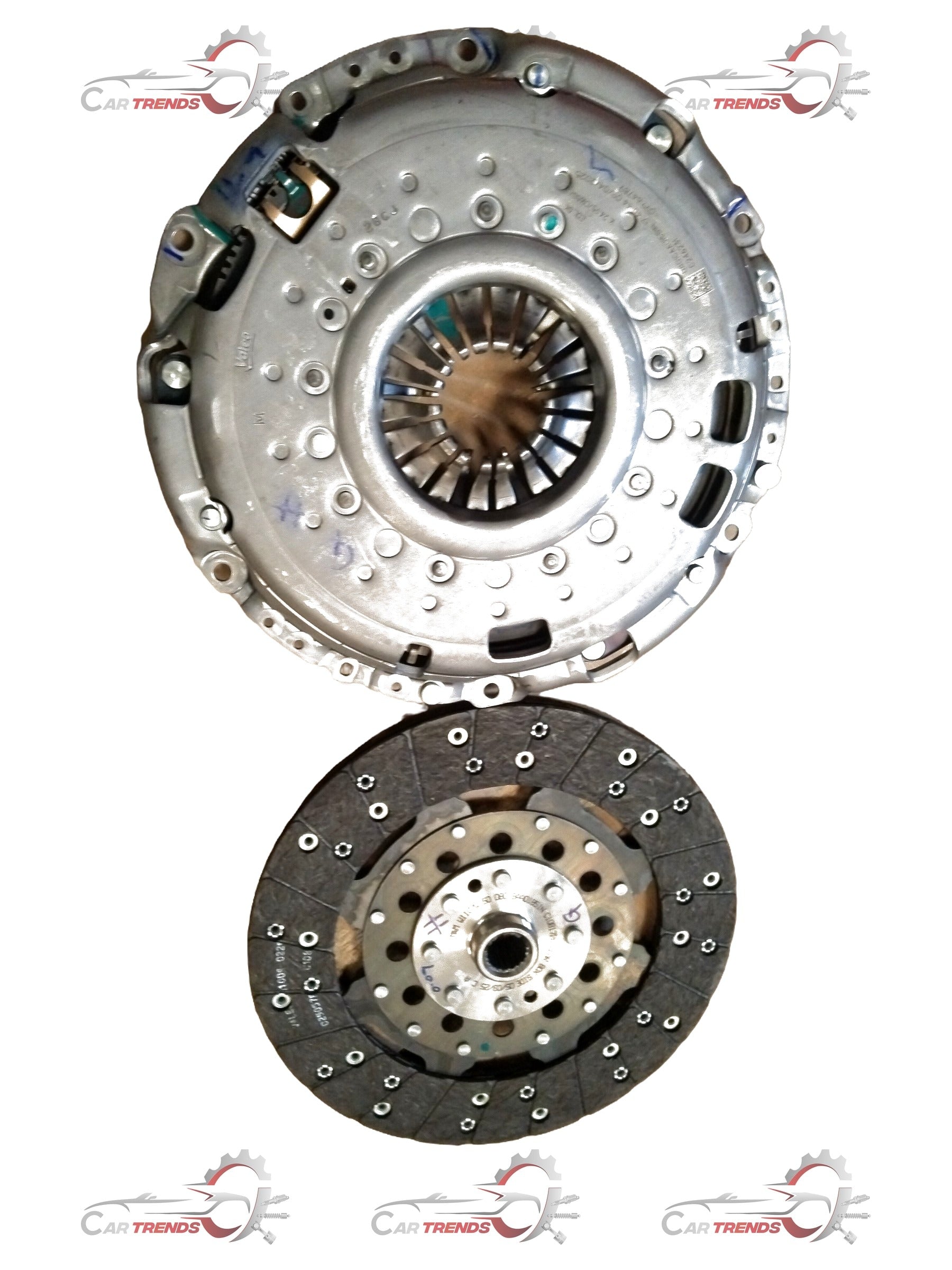 Mahindra clutch cover and disc assembly for Bolero, Scorpio, Thar, and Xylo vehicles, showing the clutch components.
