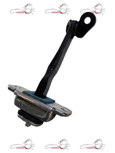 Hyundai rear left door checker assembly, part #7948002000, showing the metal mechanism with attached components.