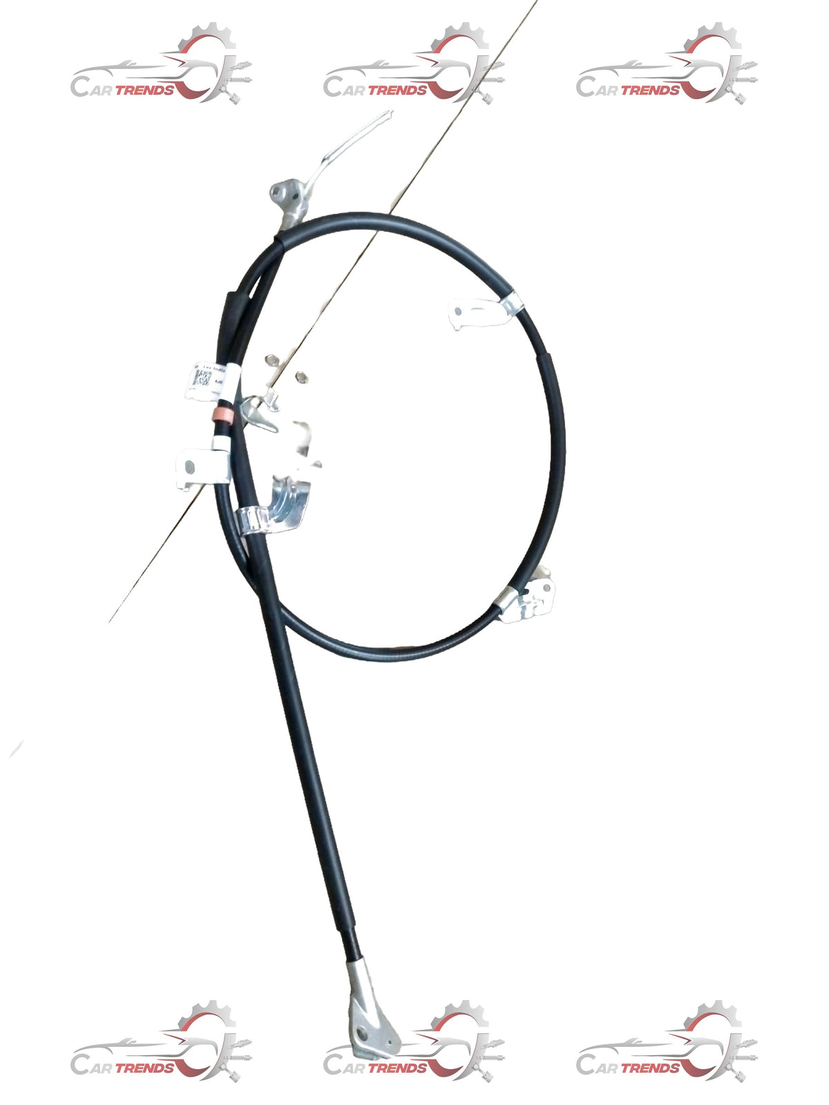 Maruti Suzuki Alto cable parking brake assembly, right-hand side view with components and connectors visible.