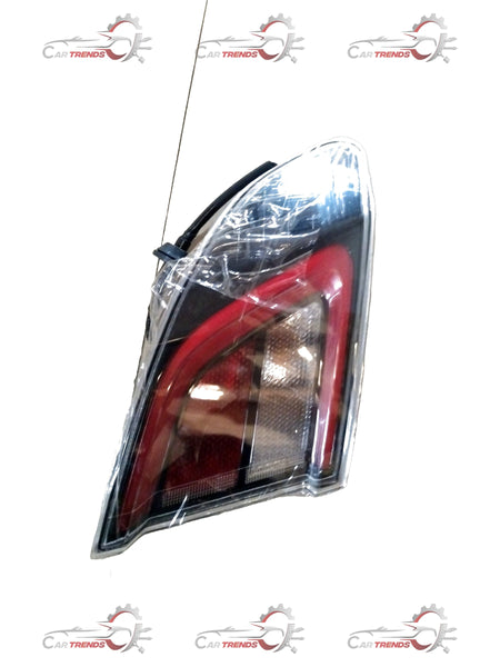 Hyundai Aura tail lamp in black, featuring clear lens and LED indicators, designed for Hyundai Aura LH model.