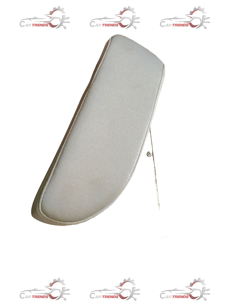 CarTrends Scorpio 3rd Gen left seat armrest assembly, showing the black plastic and cushioned surface for vehicle interior.