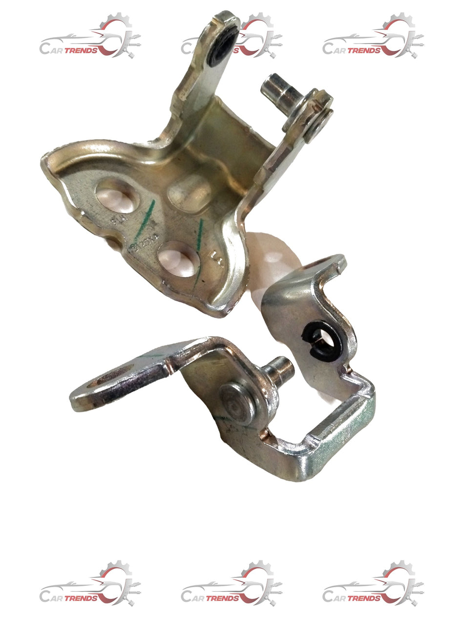 CarTrends Tata Curvv front left door hinge assembly, automotive part with metal hinge and mounting brackets.