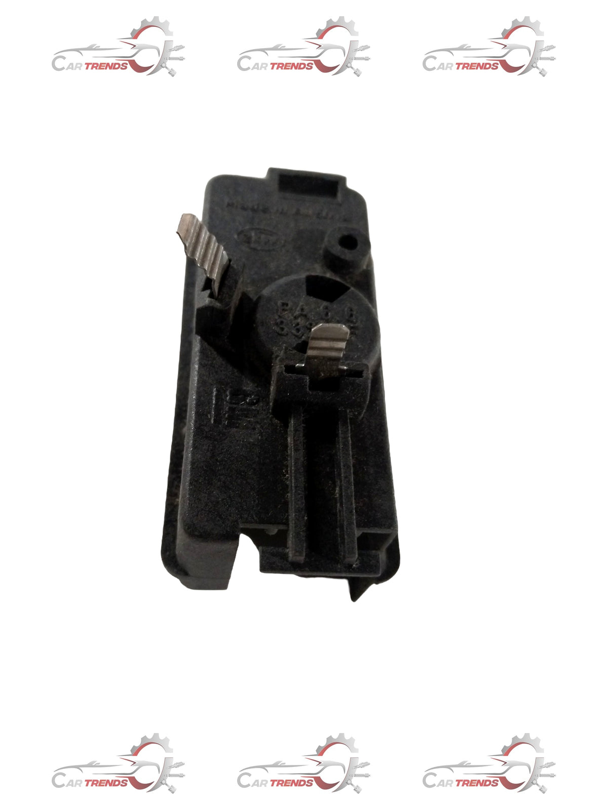 Opel Astra spare parts plate base from General Motors, showing a close-up of the metal component with mounting holes.