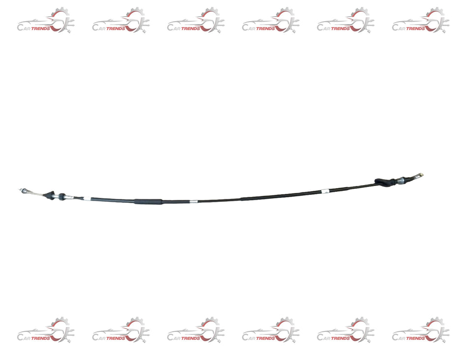 Maruti Suzuki clutch cable assembly part 23710M83B42 shown in close-up, with metal and rubber components visible.