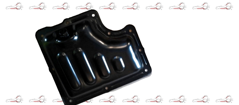 CarTrends Hyundai Aura engine oil spare part with packaging label and product details visible in the image.