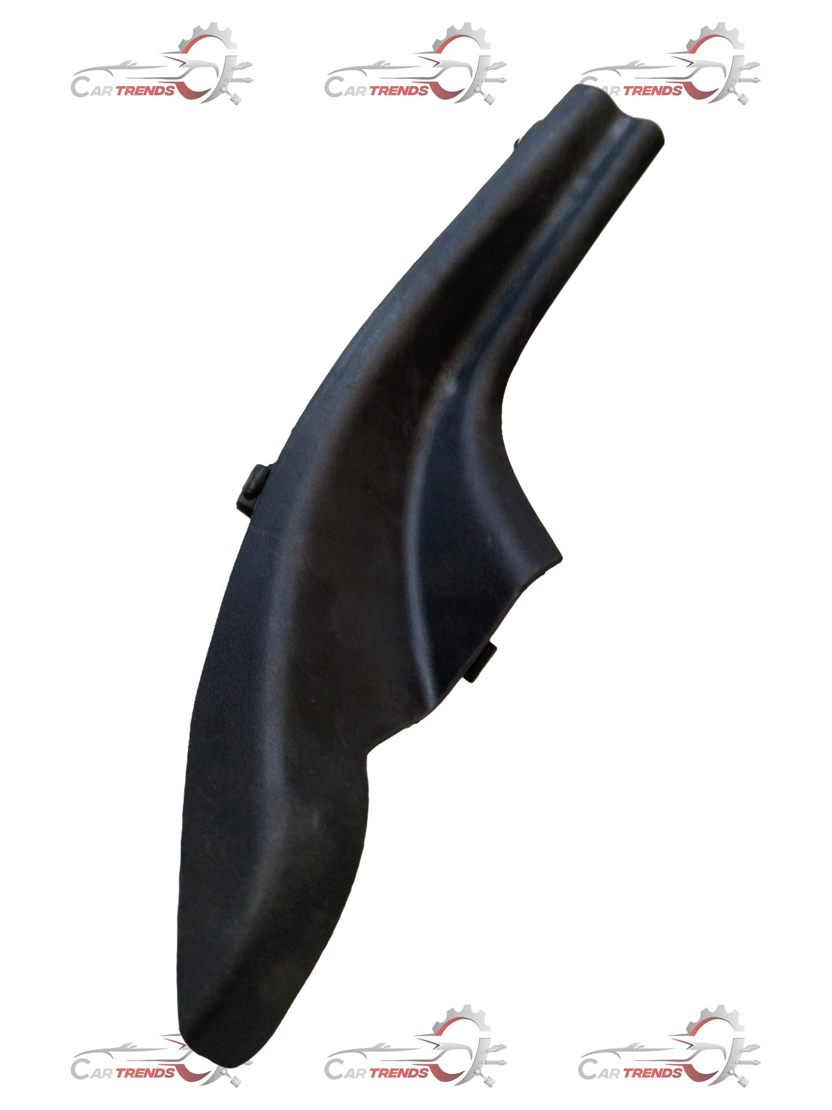 Hyundai i10 cowl top cover spare part by CarTrends, right side, black plastic exterior component with mounting points.