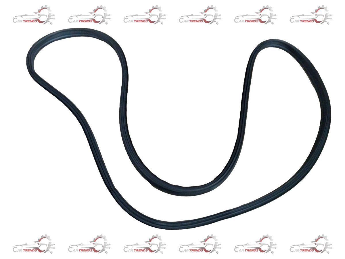 Maruti Suzuki back door weatherstrip seal, rubber strip for door sealing and weather protection on vehicle.
