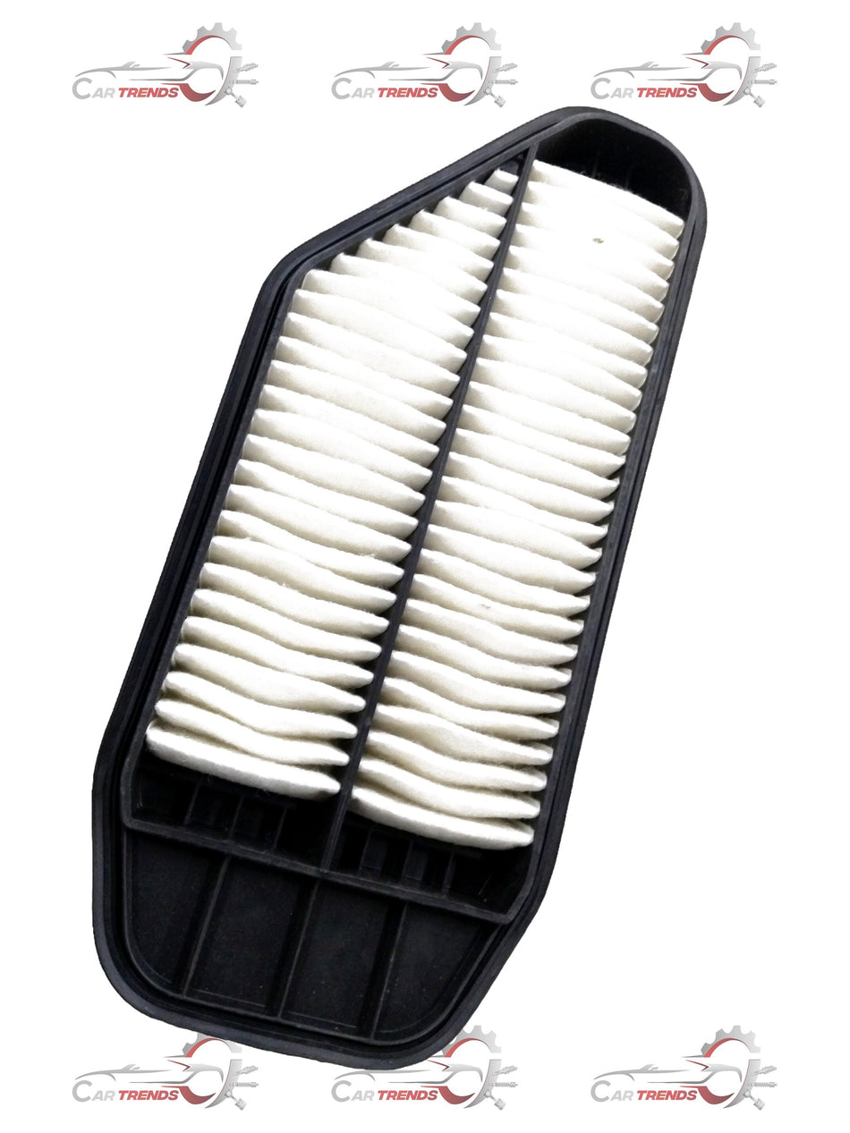 General Motors Element Assembly Air Cleaner for Chevrolet vehicles, showing the black plastic air filter housing and attached components.