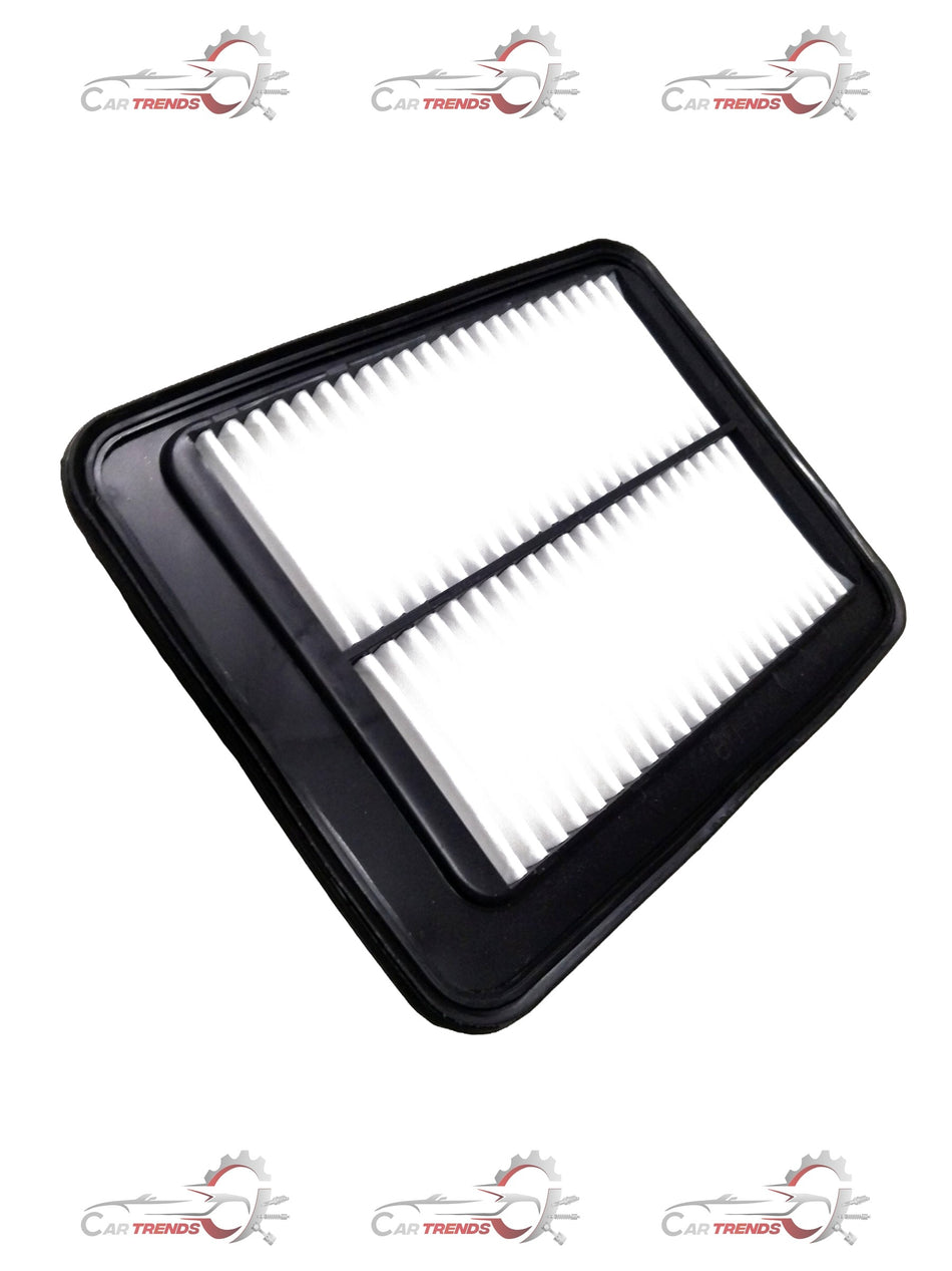 CarTrends Air Filter I 10 Era #CT004012 installed in a vehicle's engine compartment, showing the clean, rectangular filter element