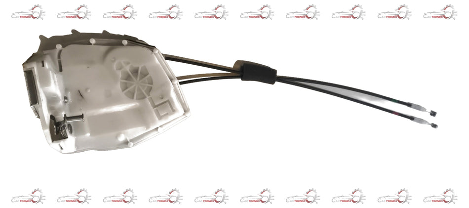 Maruti Suzuki rear door latch assembly showing metal latch mechanism and mounting components for vehicle repair.