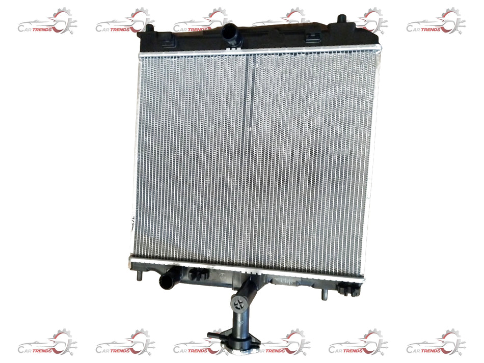 Maruti Suzuki radiator for Celerio 1st gen, Alto K10, WagonR, petrol and CNG models, shown in a close-up view.