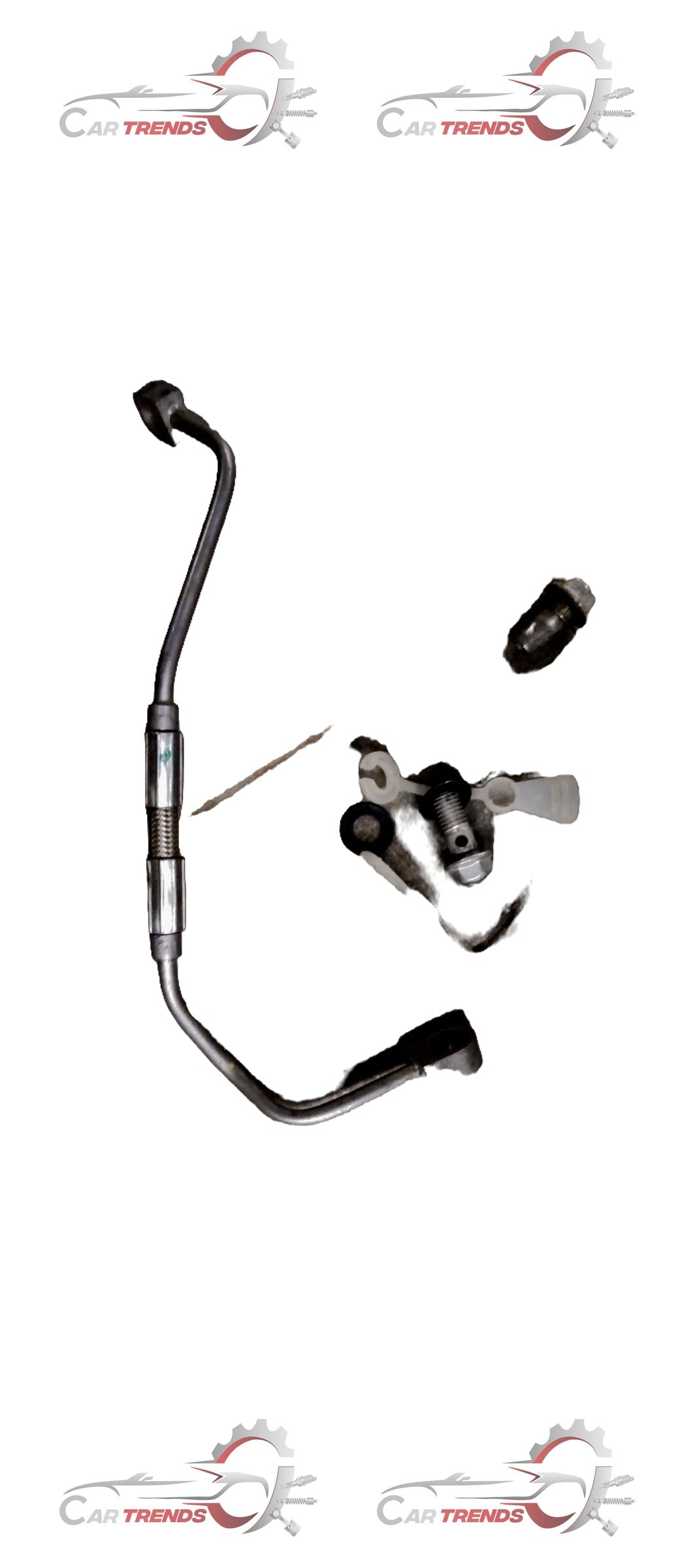 General Motors turbo oil feed pipe for Chevrolet Enjoy, showing the metal pipe with fittings for engine lubrication.