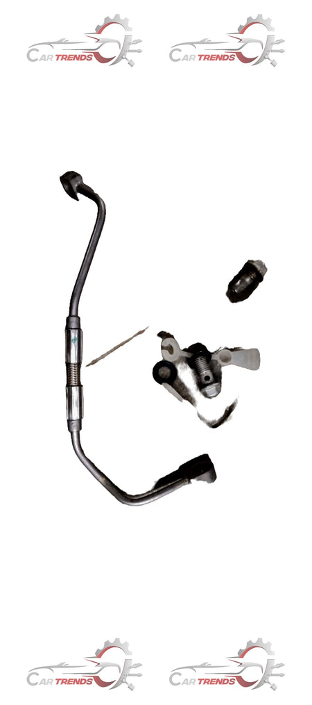 General Motors turbo oil feed pipe for Chevrolet Enjoy, showing the metal pipe with fittings for engine lubrication.