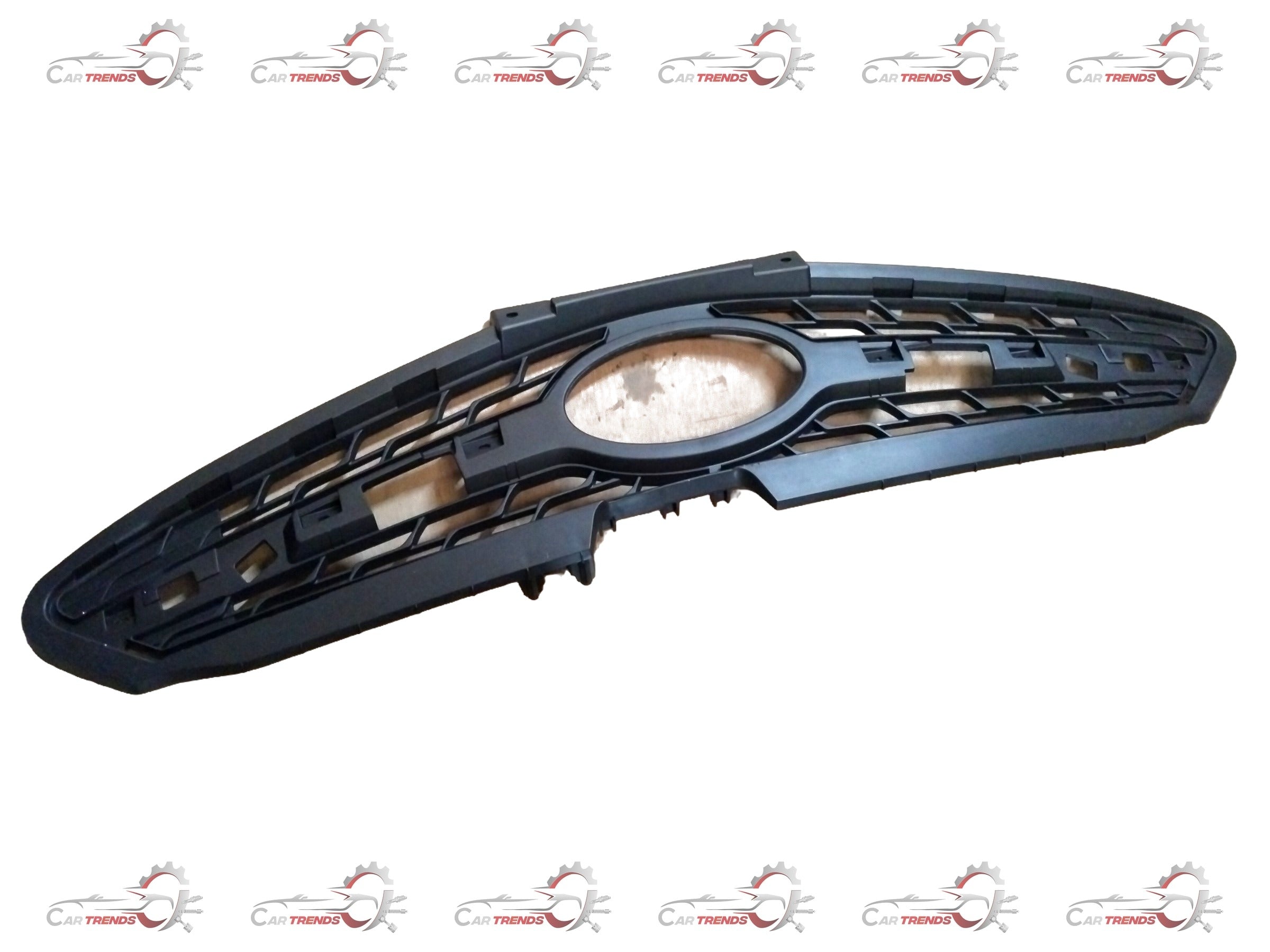 Hyundai Elantra garnish radiator grille, front view, with Hyundai branding visible, part #863524N200.
