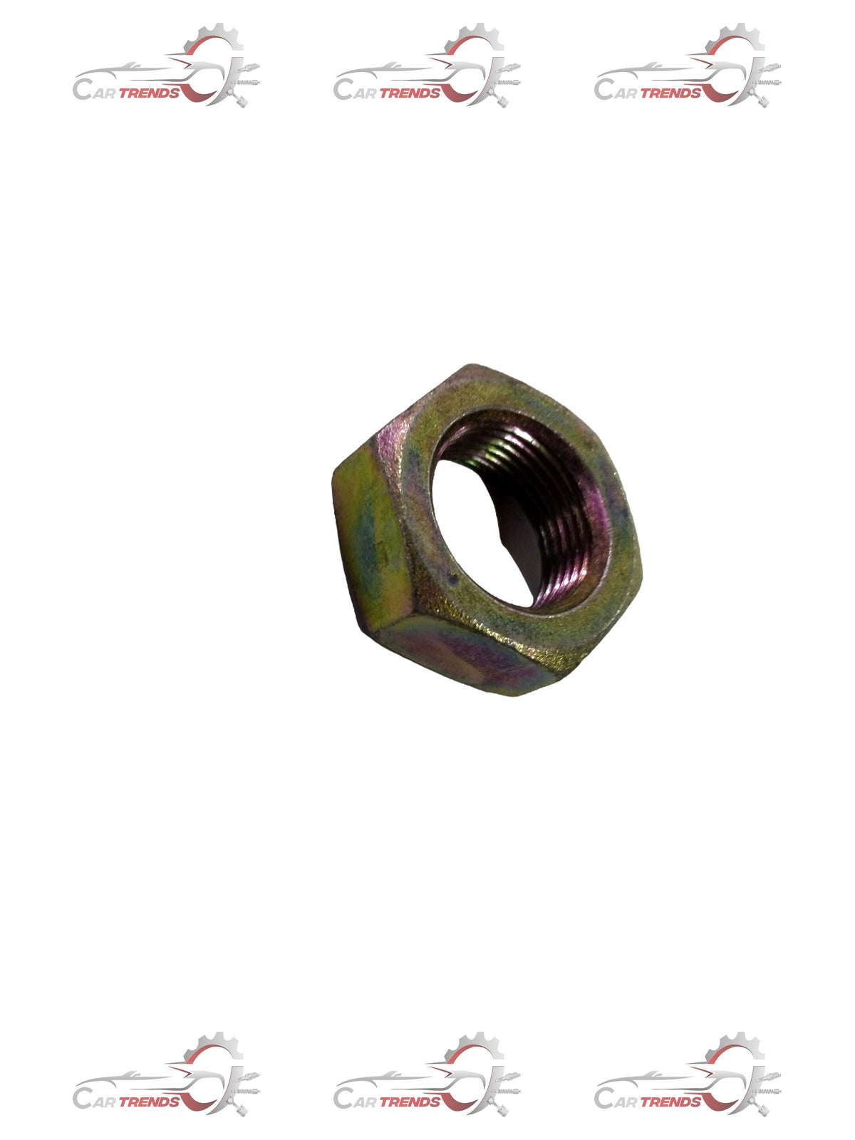 General Motors Nut Pitman Arm for Chevrolet Tavera, showing the metal component with mounting holes and textured surface.