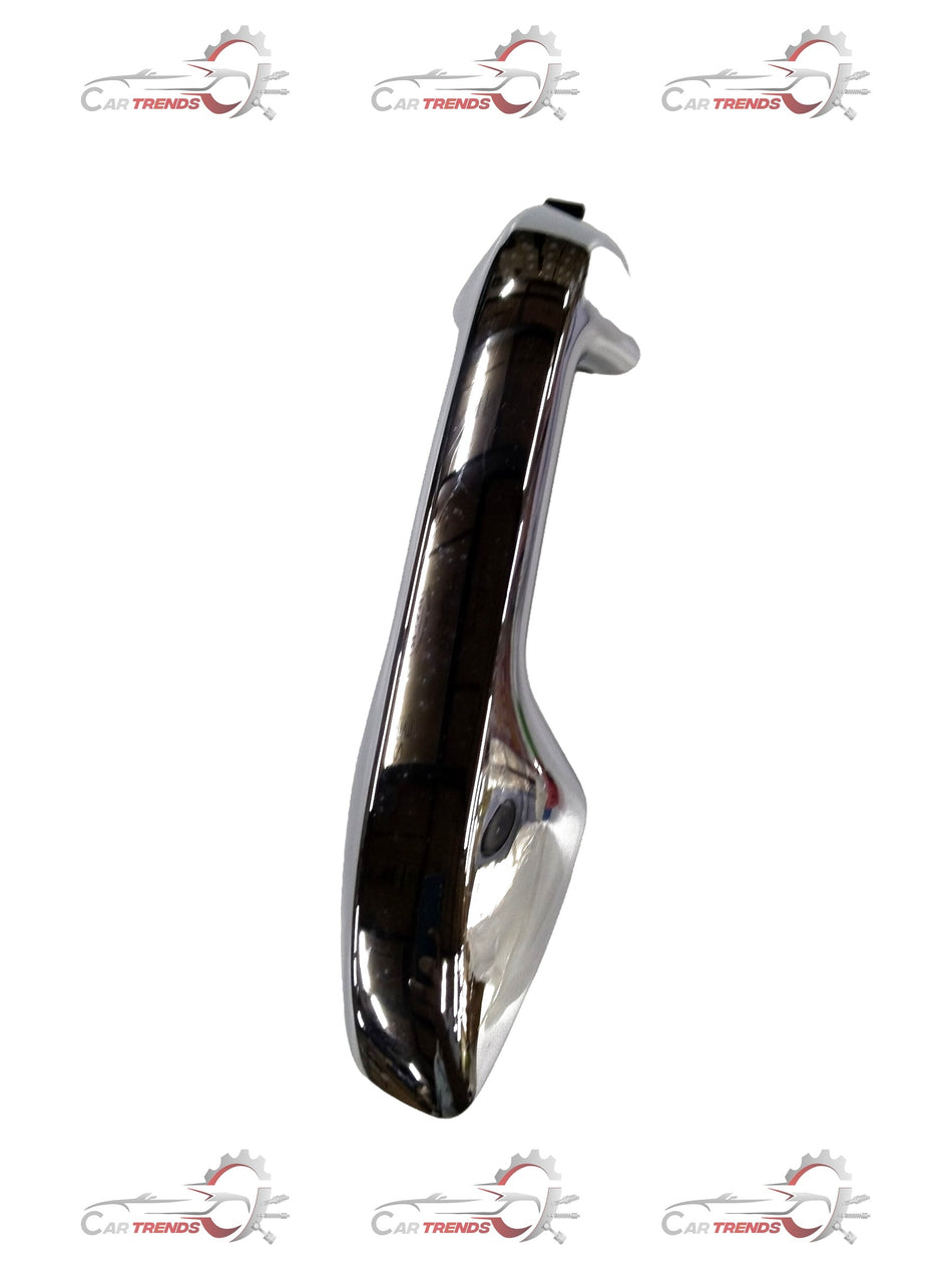 Hyundai Kia Seltos left outer door handle in black, showing close-up view of the LH side outer handle part.