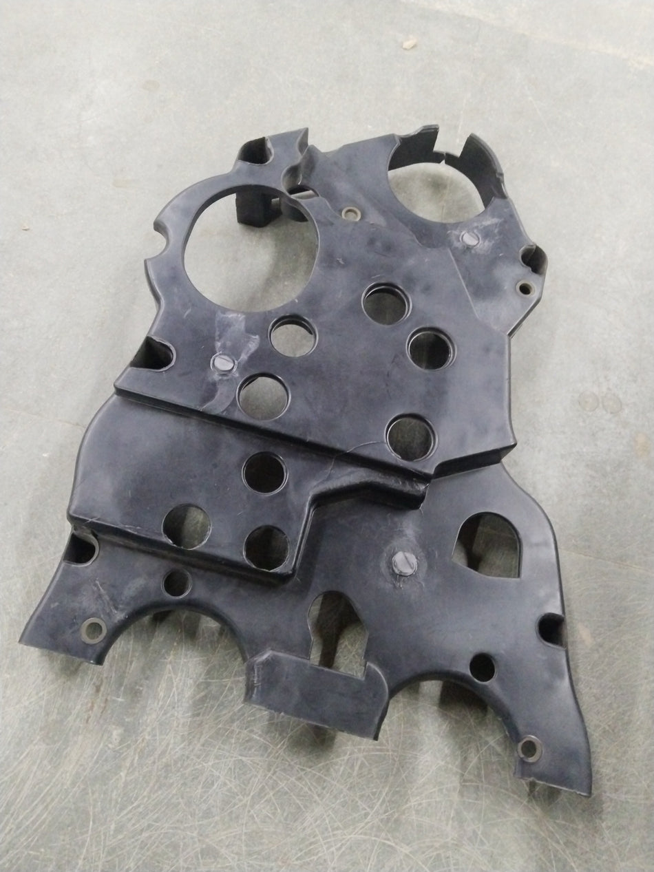 CarTrends Chevrolet Optra timing belt back plate, a spare part for petrol engine, shown in the image.
