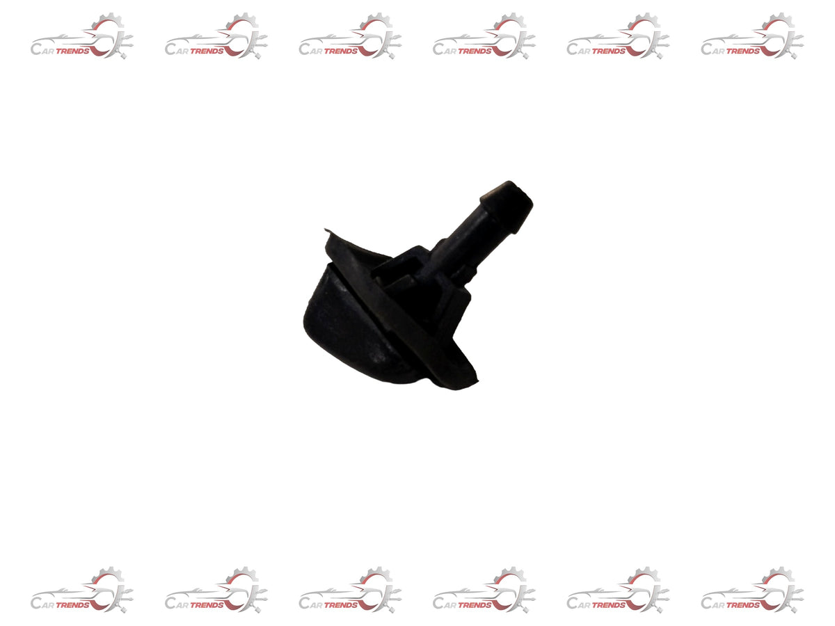 Chevrolet Tavera windshield washer nozzle by General Motors, showing the small, black plastic component for washer fluid spray.