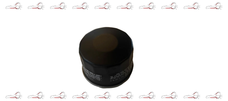 Maruti Suzuki Alto oil filter by CarTrends, showing the cylindrical filter component with brand markings and part number #16510M65L10