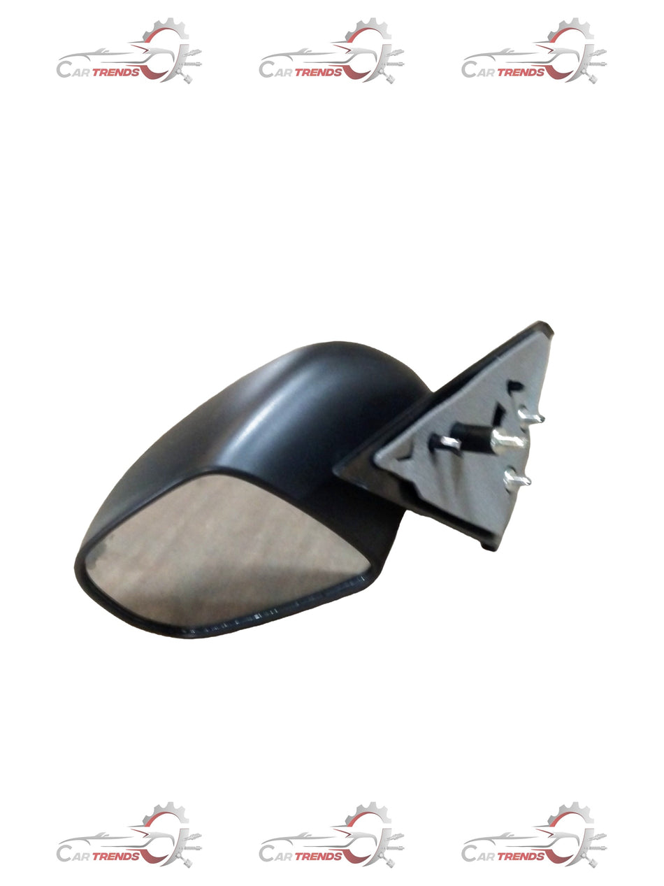 Maruti Suzuki mirror assembly for the left rear view Waganor model, showing the exterior side of the mirror in silver finish.