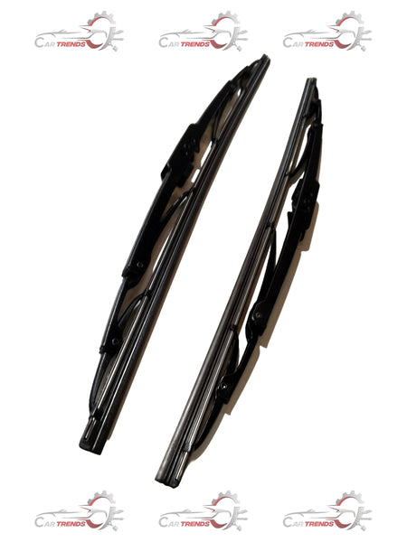 CARTRENDS 17-inch wiper blade for all cars, showing the rubber and metal frame components of the windshield wiper in detail.