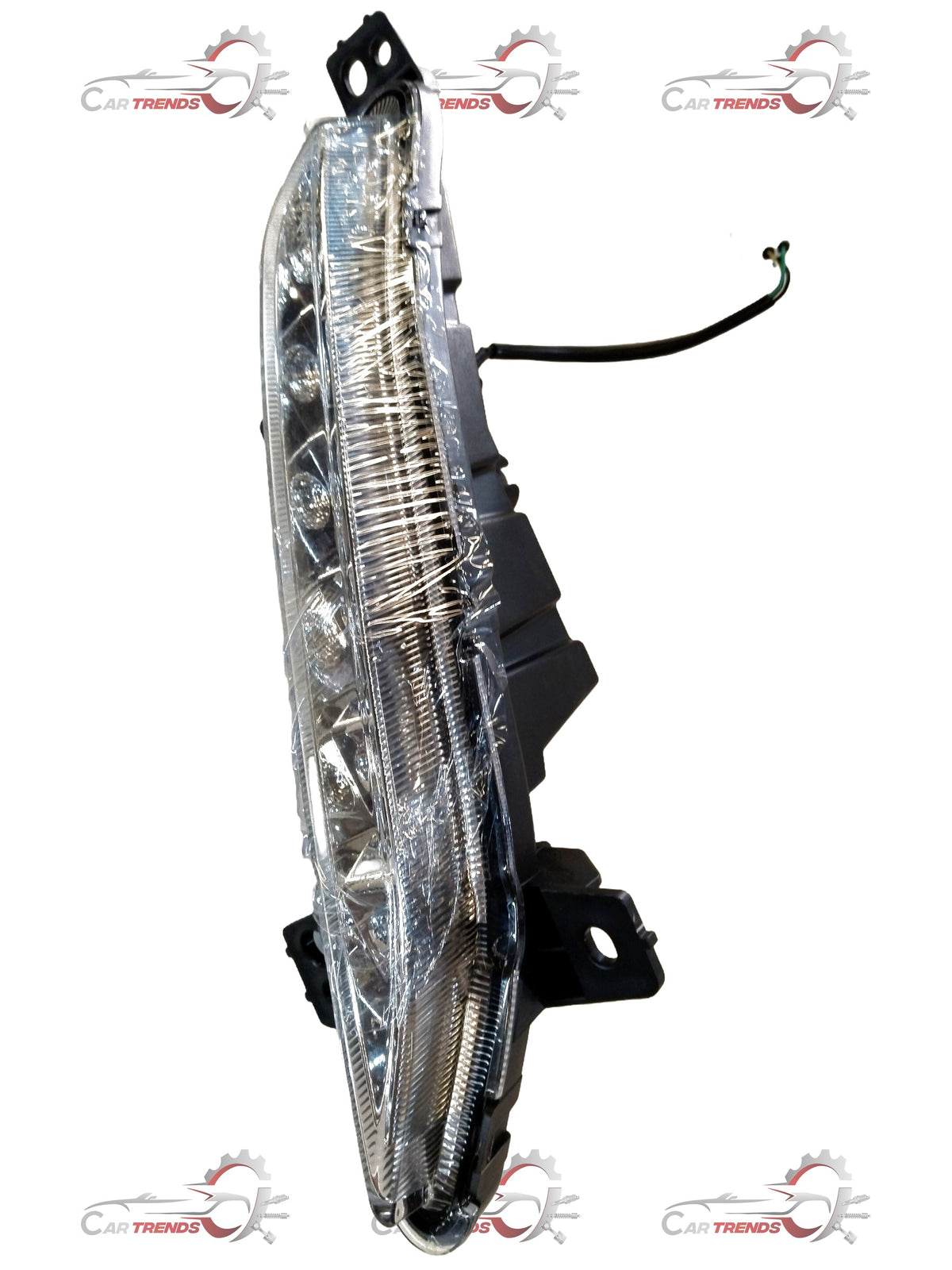 Mahindra DRL left headlight assembly with part number 1701CAA00461N, showing the LED daytime running light for Mahindra vehicle.