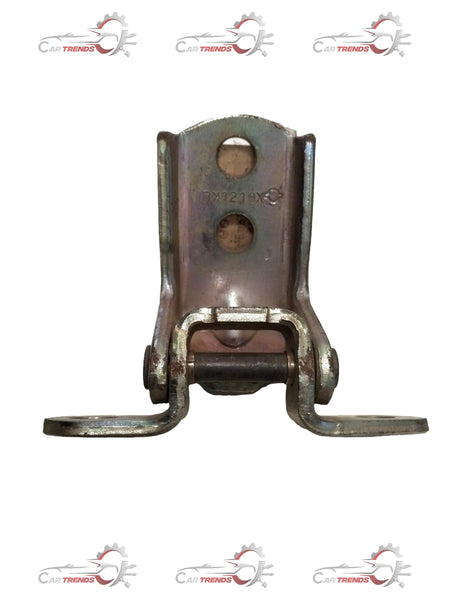 Rear door hinge assembly for Datsun Go by CarTrends, showing the metal hinge with mounting points and components.